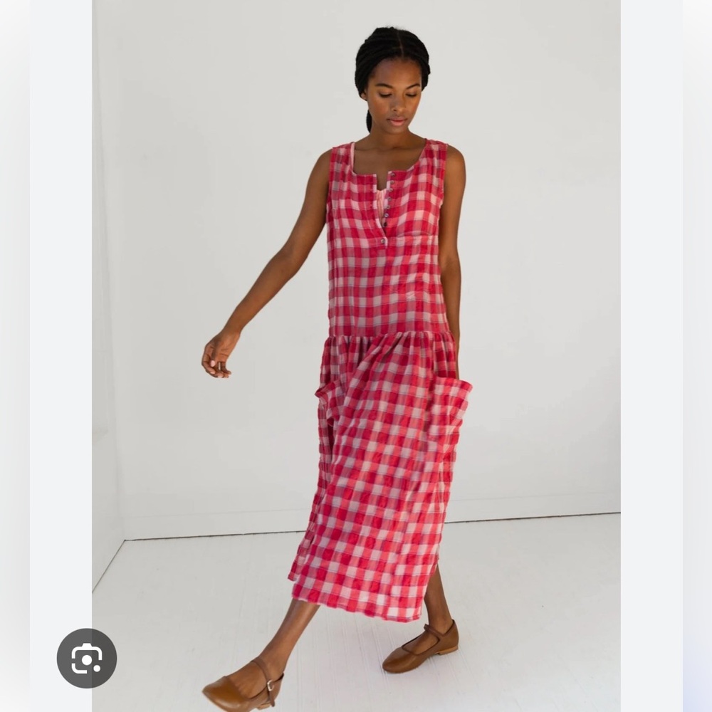 Caron Callahan plaid dress
